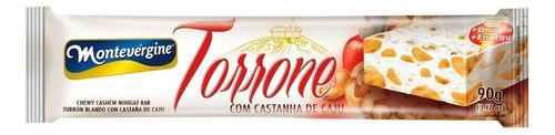 Encontraproduto.com.br - Torrone Castanha de Caju 90g - Montevérgine
