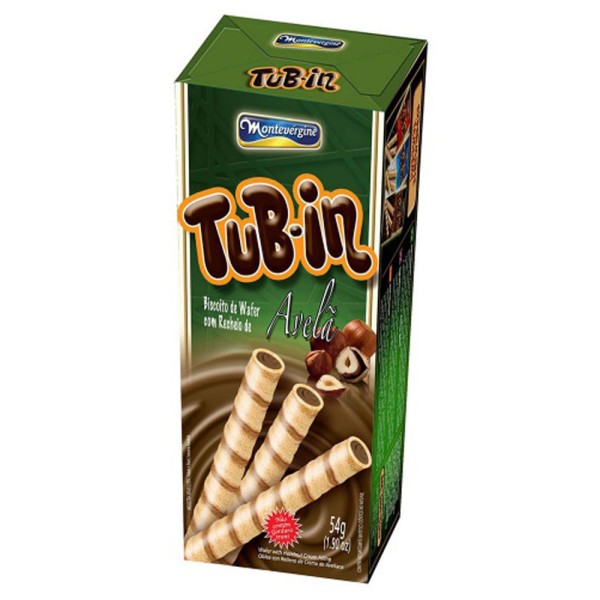 Encontraproduto.com.br - Biscoito Montevérgine Tub-In Avelã Caixeta com 48g