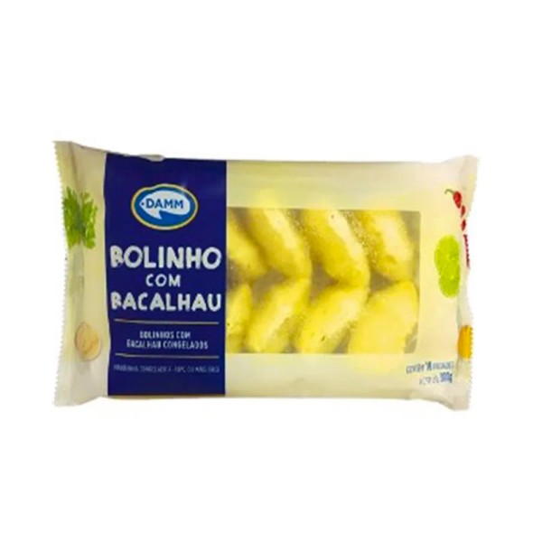 Bolinho com Bacalhau DAMM Congelado Pacote 300g
