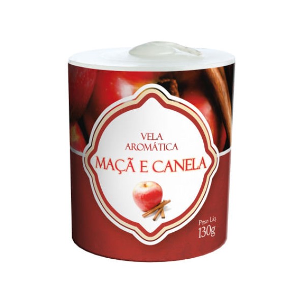 Encontraproduto.com.br - Vela Aromática Maçã e Canela São Domingos un