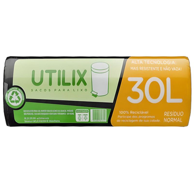 Encontraproduto.com.br - Saco Lixo Utilix RL 30L Com 30