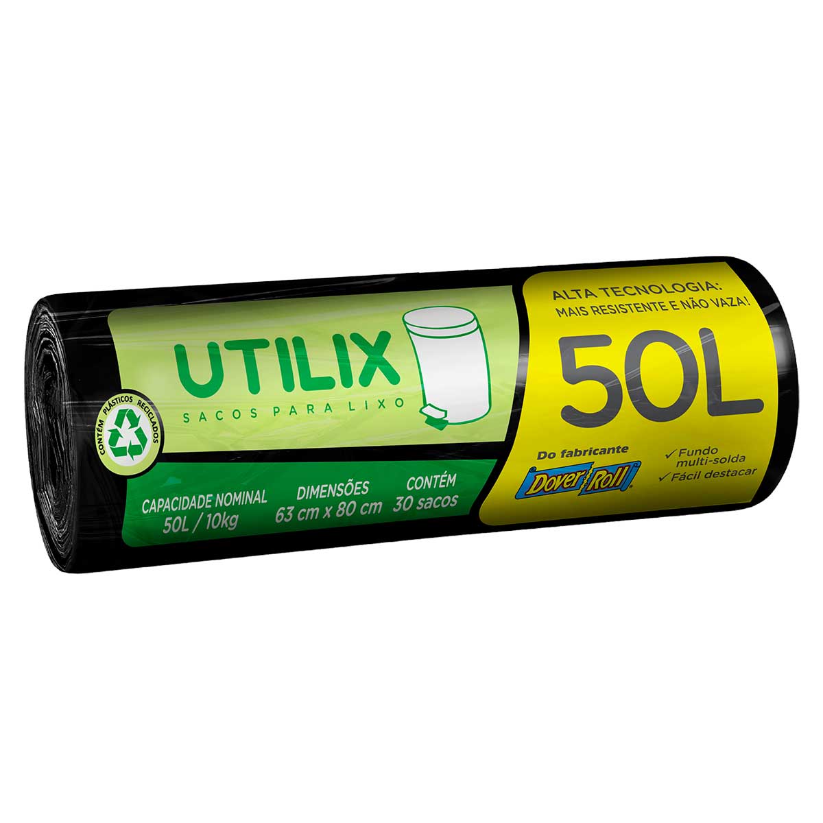 Encontraproduto.com.br - Saco Lixo Utilix RL 50L Com 30