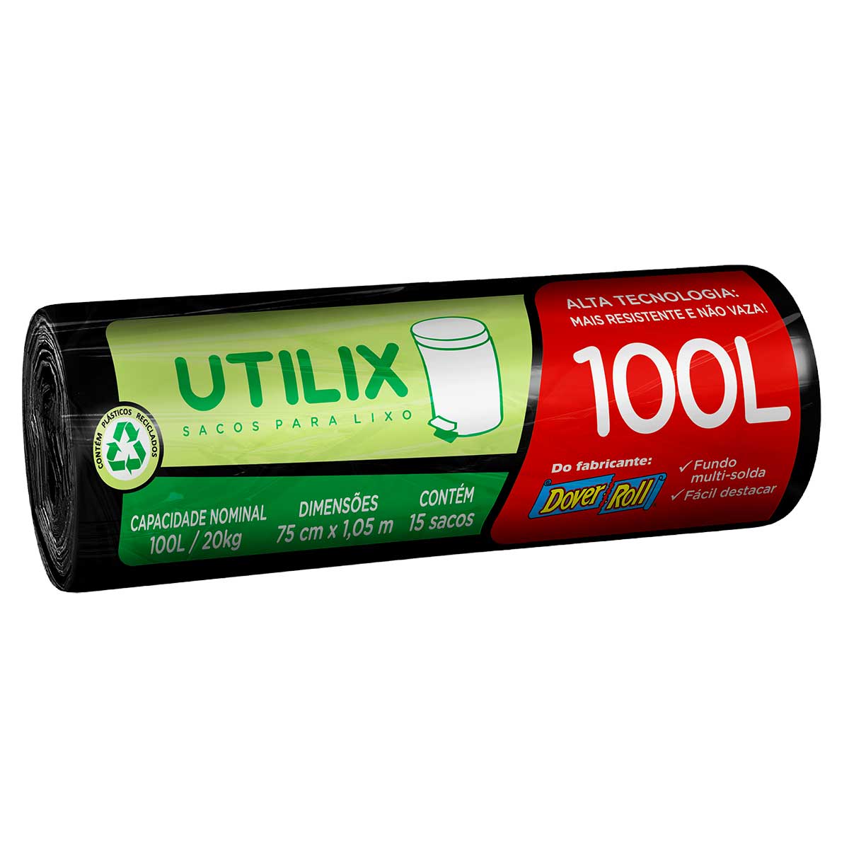 Encontraproduto.com.br - Saco Lixo Utilix RL 100L Com 15