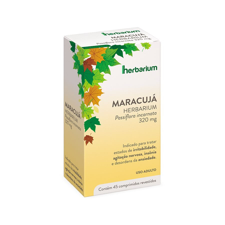 Encontraproduto.com.br - Maracujá 320mg Comprimido Revestido - Caixa com 20 Comprimidos