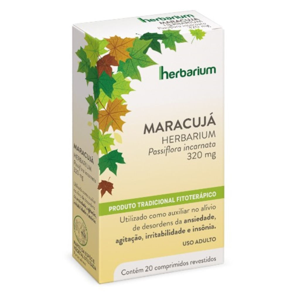 Encontraproduto.com.br - Maracujá 320mg Comprimido Revestido - Caixa com 20 Comprimidos