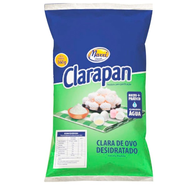 Encontraproduto.com.br - Clara de Ovo Desidratada 360g Clarapan - MAXXI