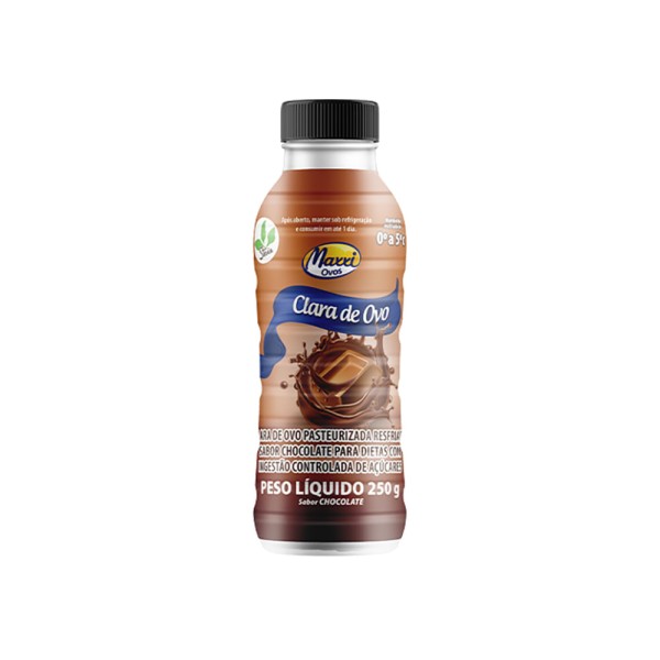 Encontraproduto.com.br - Clara De Ovo Pasteurizada Resfriada Sabor Chocolate Max Ovos 1 Kg