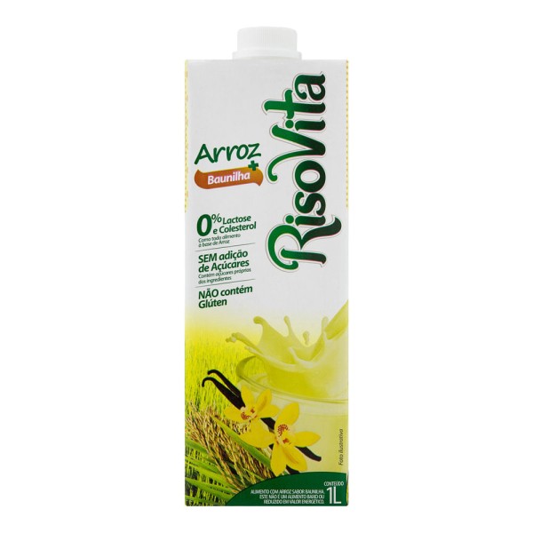 Encontraproduto.com.br - Bebida à Base de Arroz Baunilha RisoVita Caixa 1l