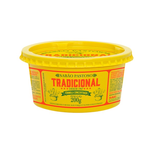 Sabão Pastoso Tradicional 200g - Vitral