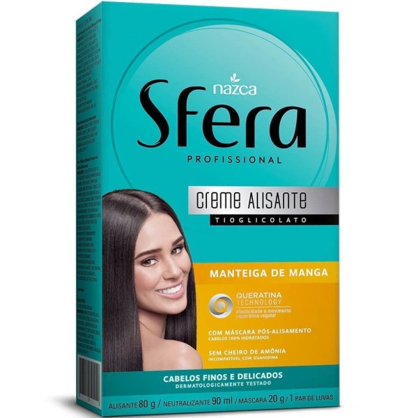 Encontraproduto.com.br - Kit Alisante Nazca Sfera Profissional Manga E Queratina