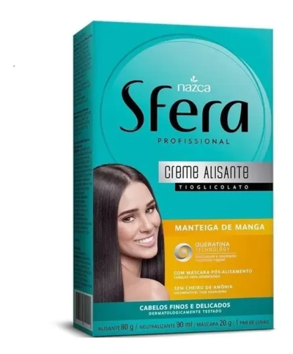 Encontraproduto.com.br - Kit Alisante Nazca Sfera Profissional Manga E Queratina