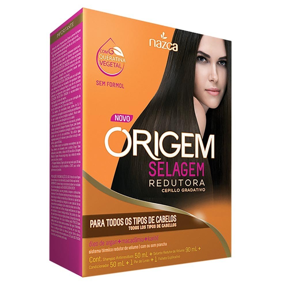 Encontraproduto.com.br - Kit Selagem Redutora Nazca Origem Todos Os Tipos De Cabelos