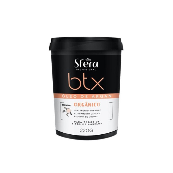 Encontraproduto.com.br - Botox Orgânico Óleo De Argan Nazca Sfera Profissional Todos Os Tipos De Cabelos 220g