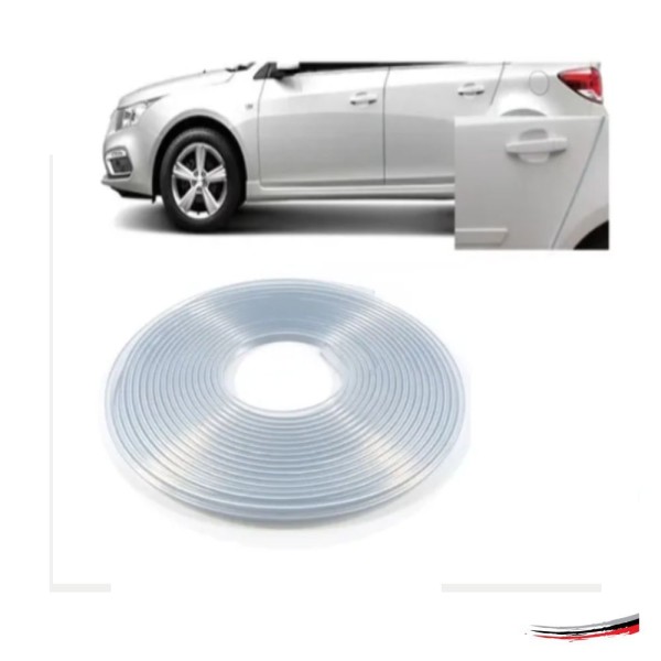 Encontraproduto.com.br - Borracha Protetora Borda Portas Carro Universal 10 M Branca