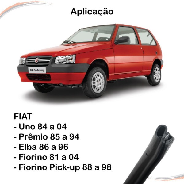 Encontraproduto.com.br - Borracha Porta Sem Aba Uno G1 84 a 04 Rolo 25 mts