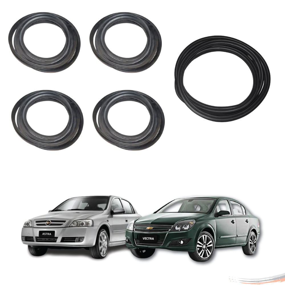 Kit Borracha Porta E Porta-malas Astra Vectra Após 95 4 Pts - Un / 5