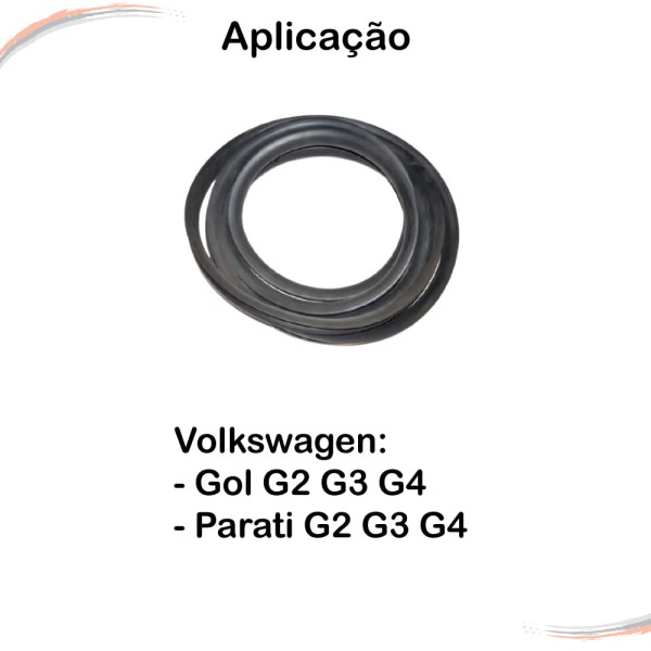 Encontraproduto.com.br - Kit Borrachas 4 Portas Linha Premium Gol Parati G2 G3 G4 - UN / 4