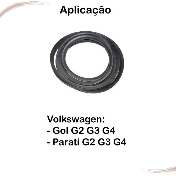 Encontraproduto.com.br - Par De Borrachas Premium De Porta Gol Parati G2 G3 G4 - Un / 2