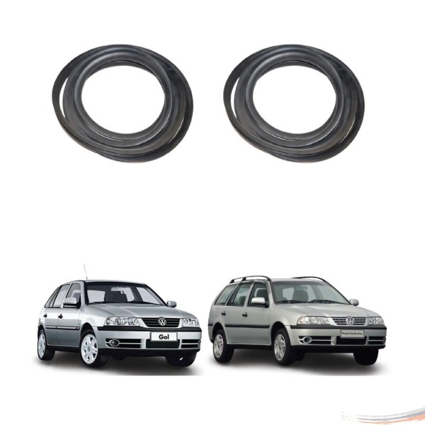 Encontraproduto.com.br - Par De Borrachas Premium De Porta Gol Parati G2 G3 G4 - Un / 2