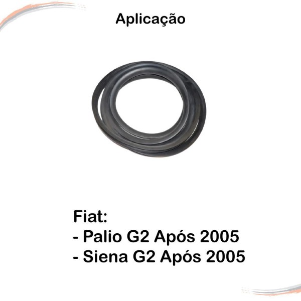 Encontraproduto.com.br - Kit Borrachas Premium De Porta Palio Siena Após 05 4 Pts - Un / 4