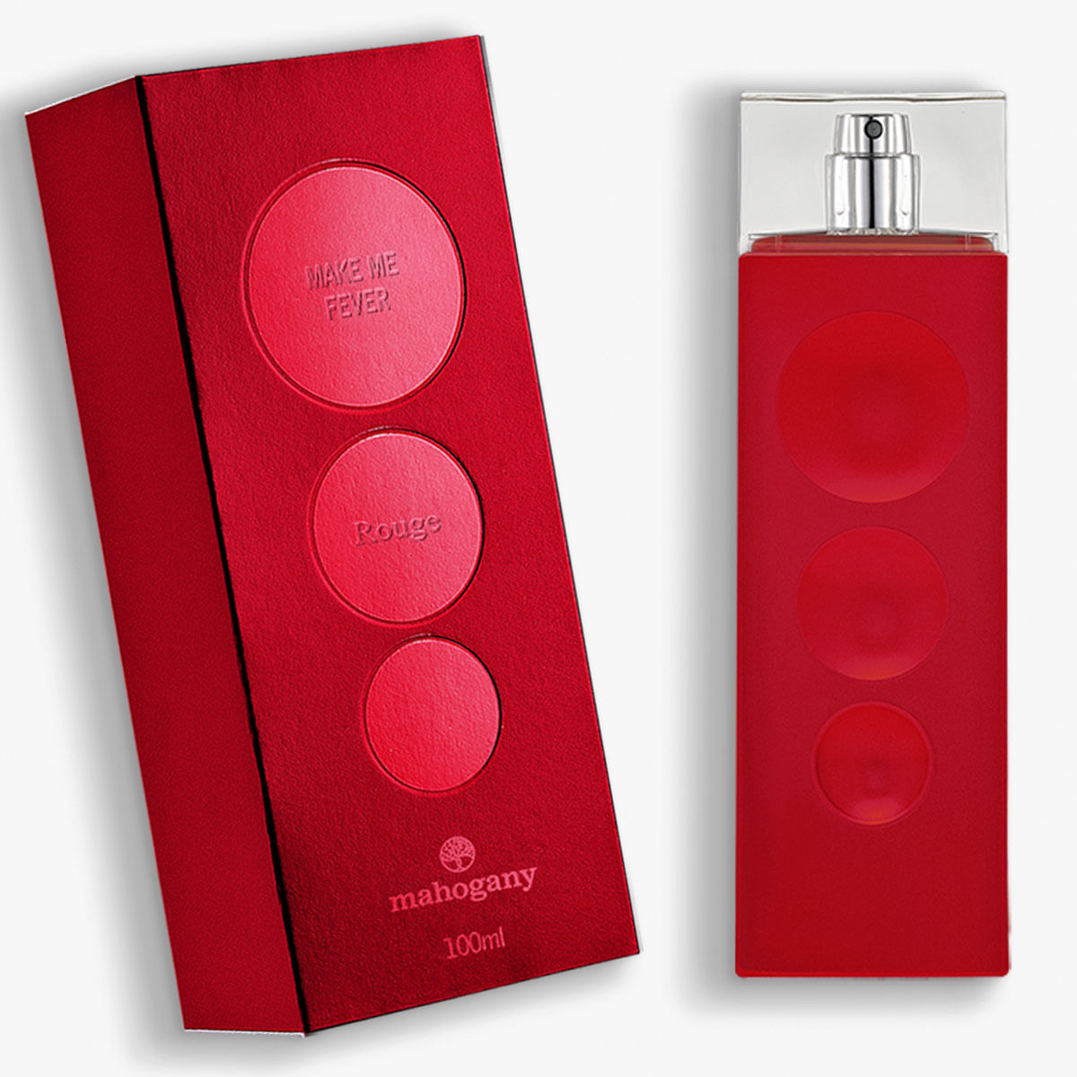 Encontraproduto.com.br - Fragrância Desodorante Corporal Make me Fever Rouge 100 ml