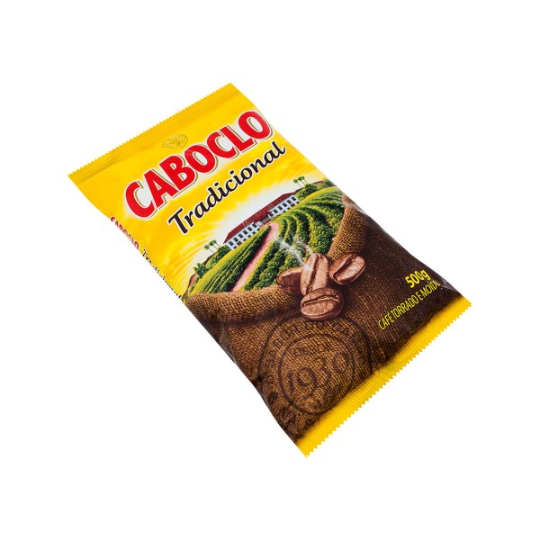 Encontraproduto.com.br - Café Torrado e Moído Tradicional Caboclo Pacote 500g