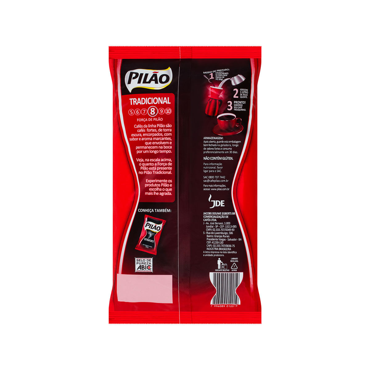 Encontraproduto.com.br - Café Pilão Almofada Pacote com 500g