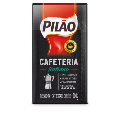 Café Torrado e Moído Pilão Cafeteria Italiano 500g