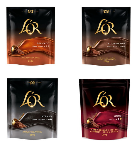 Café Torrado e Moído Lor Ultimo Gourmet Sachê 250g