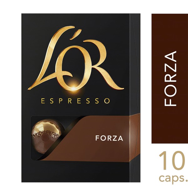 Café em Cápsula Lor Espresso Torrado e Moído Forza 52g c/ 10