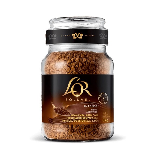 Encontraproduto.com.br - Café Solúvel Lor Intense Vidro 84g