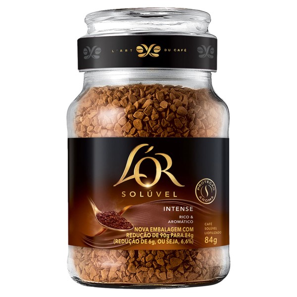 Encontraproduto.com.br - Café Solúvel Lor Intense Vidro 84g
