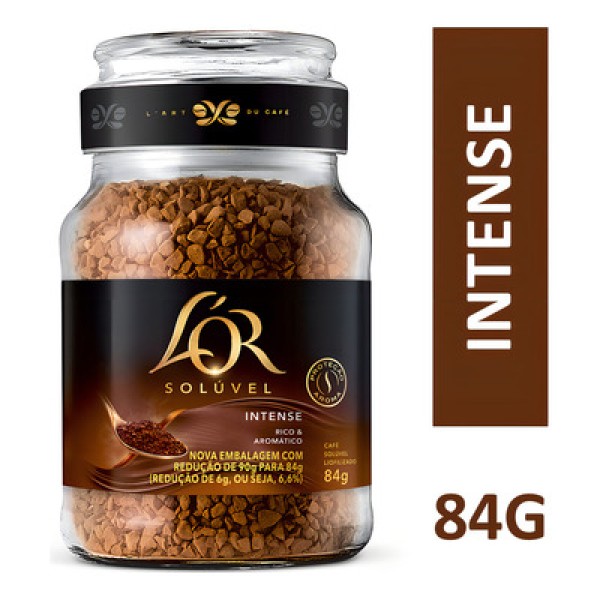 Encontraproduto.com.br - Café Solúvel Lor Intense Vidro 84g