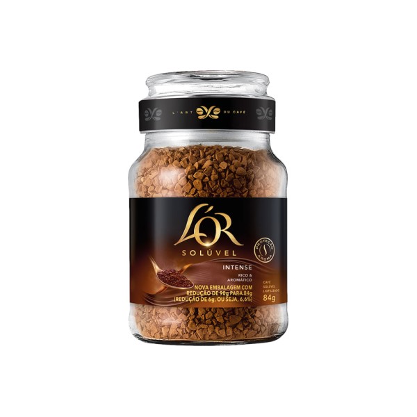 Encontraproduto.com.br - Café Solúvel Lor Intense Vidro 84g