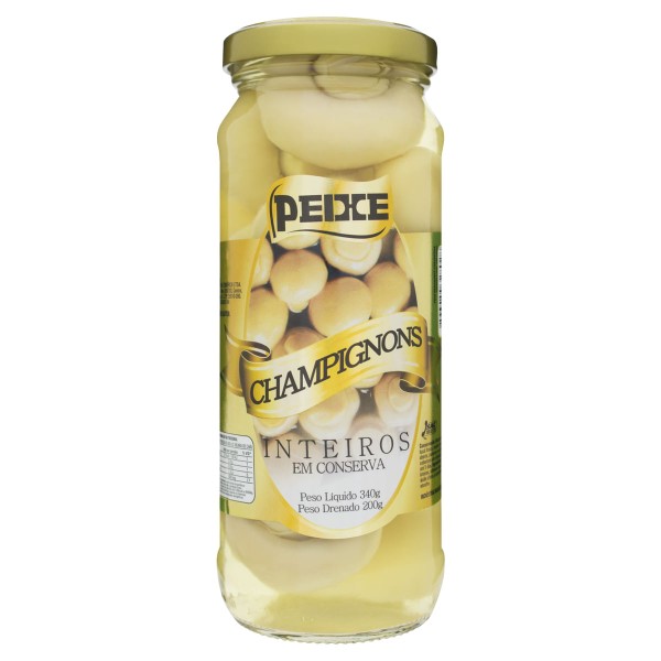 Encontraproduto.com.br - Champignon em Conserva Peixe 200g Pote de Vidro