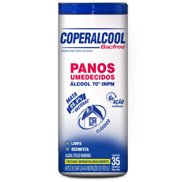 Encontraproduto.com.br - Panos Umedecidos Clássicos 70° INPM Coperalcool 292g