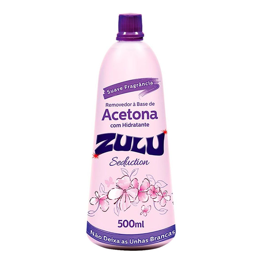 Encontraproduto.com.br - Removedor de Esmaltes Zulu Seduction à Base De Acetona 500ml