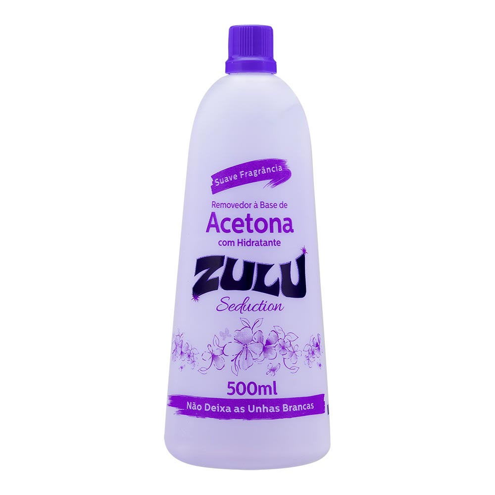 Encontraproduto.com.br - Removedor de Esmaltes Zulu Seduction à Base De Acetona 500ml