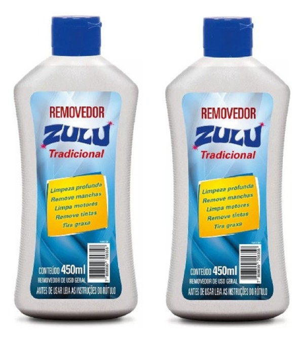 Encontraproduto.com.br - Removedor Zulu Perfumado Frasco com 450ml