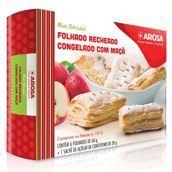 Encontraproduto.com.br - Mini Strudel Arosa Maçã 390g