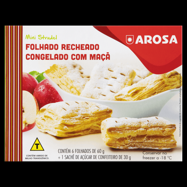 Encontraproduto.com.br - Mini Strudel Arosa Maçã 390g