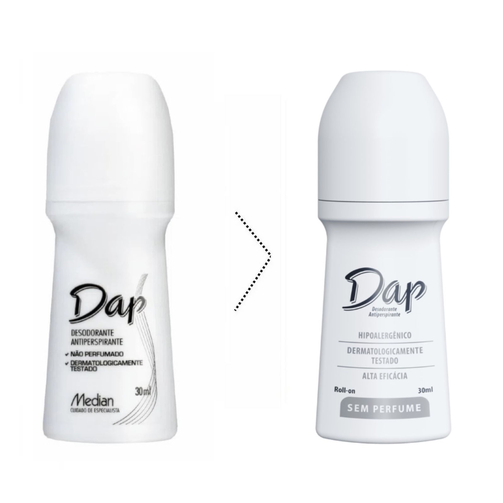 Encontraproduto.com.br - Antitranspirante Roll On Median Dap 55 Ml