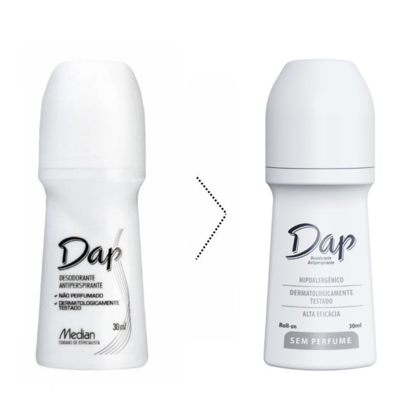 Encontraproduto.com.br - Antitranspirante Roll On Median Dap 55 Ml