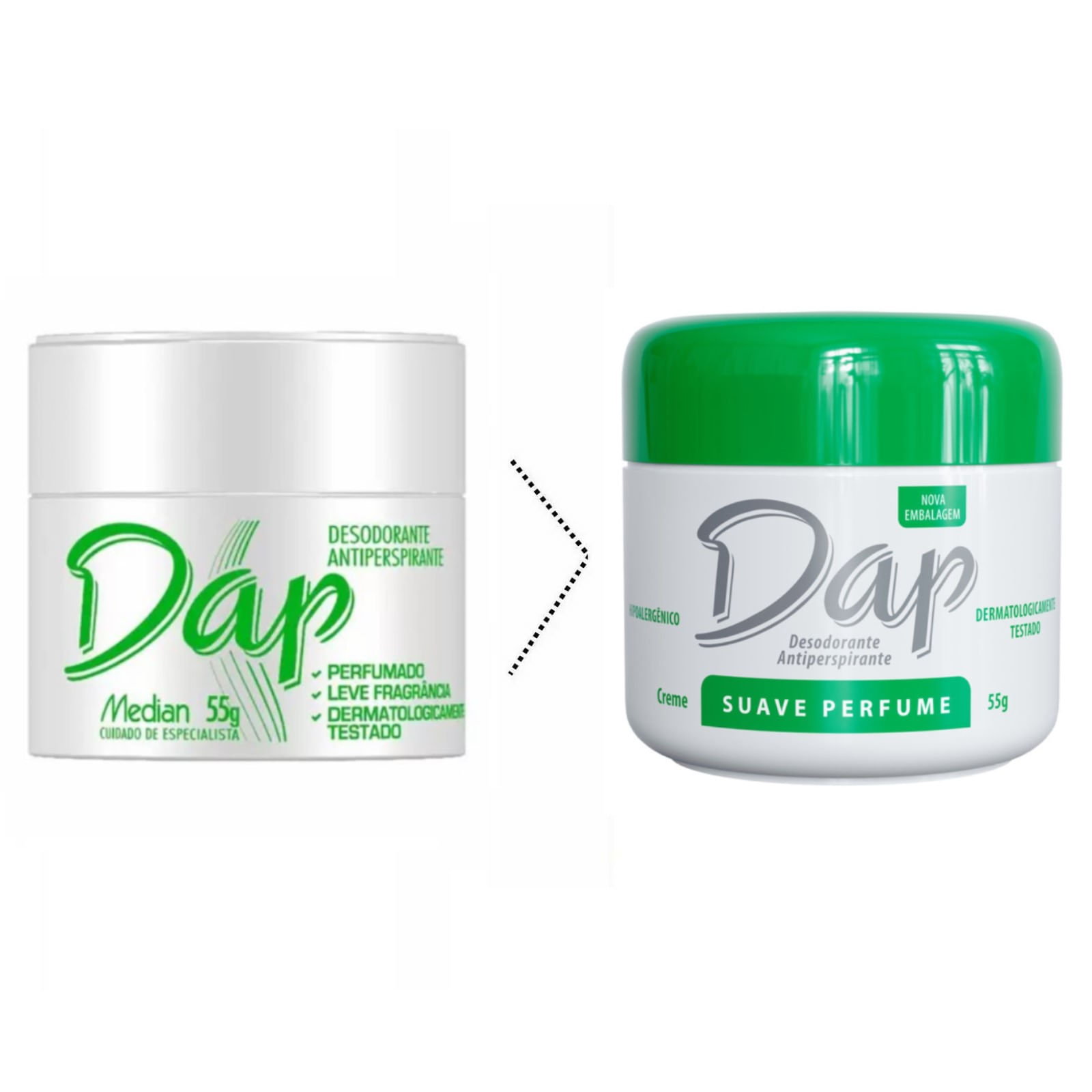 Encontraproduto.com.br - Desodorante Dap creme com Perfume 55g