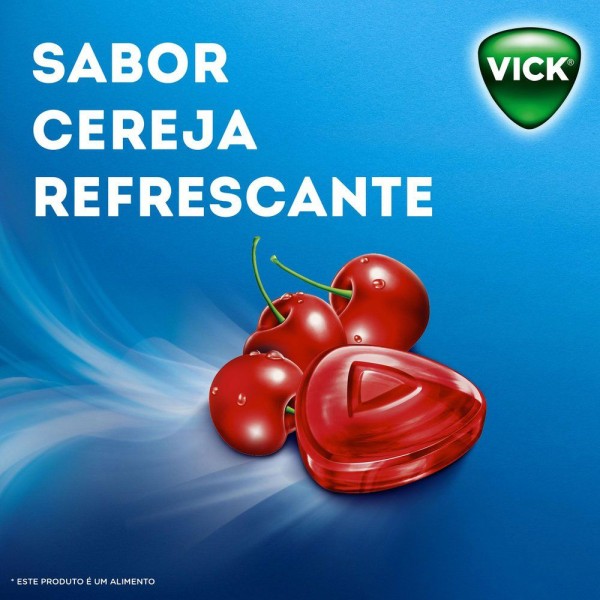 Encontraproduto.com.br - Pastilha Drops Vick Cereja com 5 Unidades