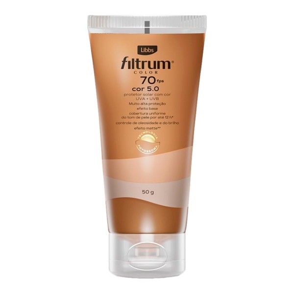 Encontraproduto.com.br - Protetor Solar Filtrum Color 50gr Fps70 5.0