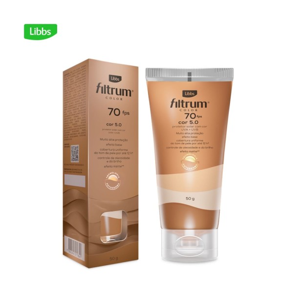 Encontraproduto.com.br - Protetor Solar Filtrum Color 50gr Fps70 5.0
