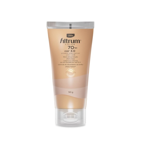 Encontraproduto.com.br - Protetor Solar Filtrum Color 50gr Fps70 3.0