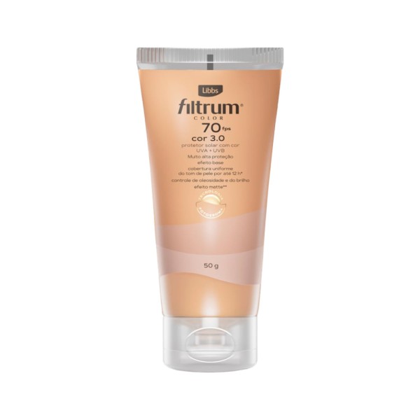 Encontraproduto.com.br - Protetor Solar Filtrum Color 50gr Fps70 3.0