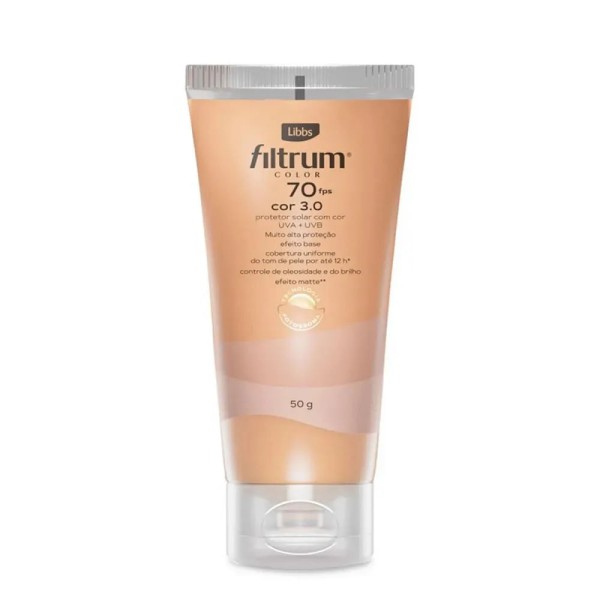 Encontraproduto.com.br - Protetor Solar Filtrum Color 50gr Fps70 3.0
